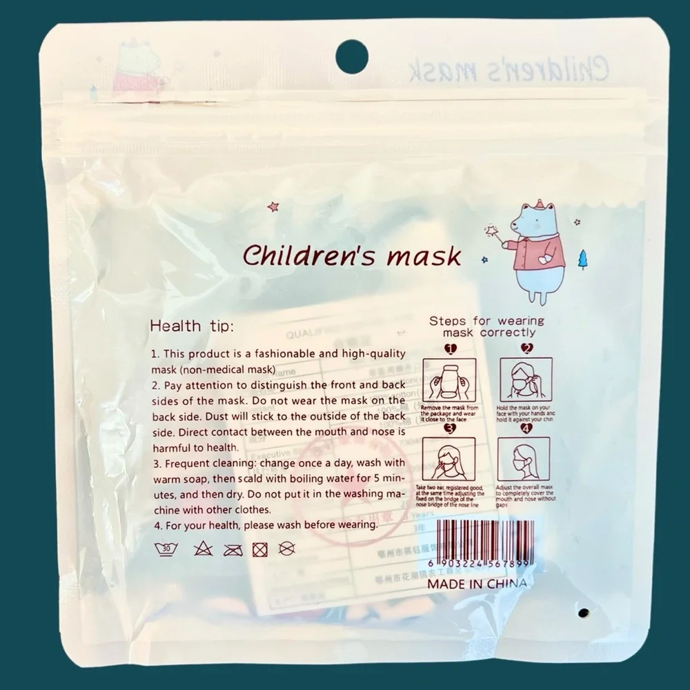 Charlie’s Project Disney Minnie Mouse Kids Face Masks x2